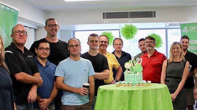 Open-AudIT team photo at FirstWave