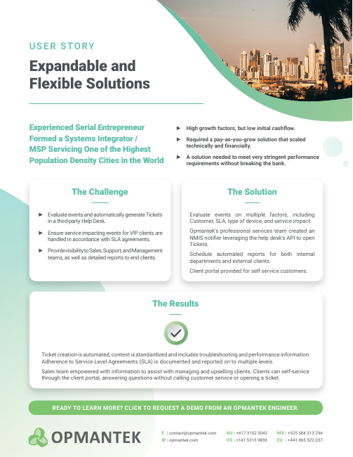 User Story: Expandable and Flexible Solutions for a Serial Entrepreneur-Formed Systems Integrator