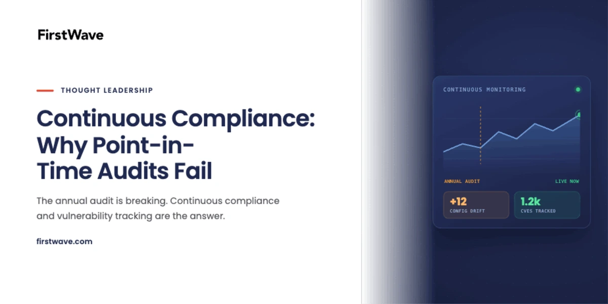 Continuous Compliance: Why Point-in-Time Audits Fail