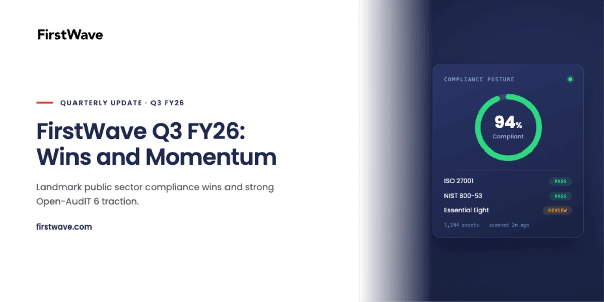 FirstWave Q3 FY26 Update: Wins and Momentum