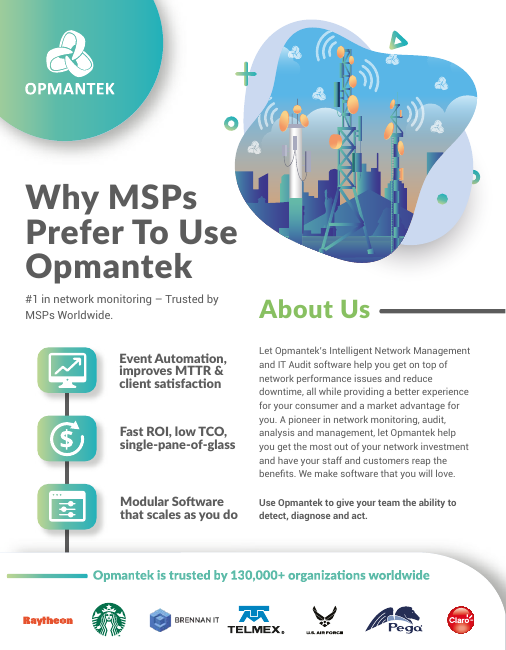 Why MSPs Prefer To Use Opmantek